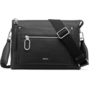 DKNY Women’s Nala Crossbody(Black/Silver)