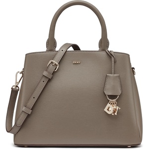 DKNY Women’s Paige Medium Satchel with Adjustable Strap(Mink)