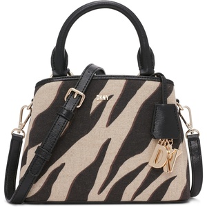 DKNY Women’s Paige Small Satchel(Zebrablack)