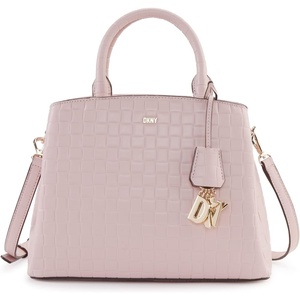 DKNY Women’s Paige Snake Skin Medium Satchel(Lotus)