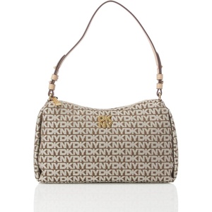 DKNY Women’s Remy Printed Shoulder Bag(Chino/Cappuccino)