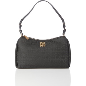 DKNY Women’s Remy Printed Shoulder Bag(Jet Black/Black Combo)