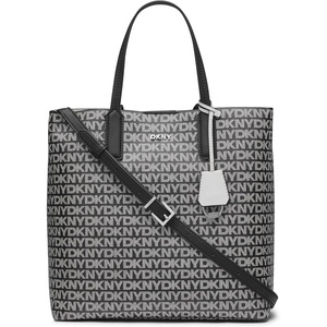 DKNY Women’s Saige Medium Tote Crossbody(Black Combo)