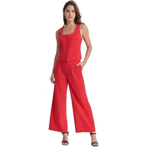 DKNY Women’s Tailored Bustier Top(Red Light)