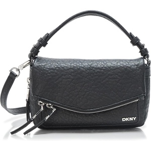 DKNY Women’s Taryn Small Crossbody(Black/Silver)