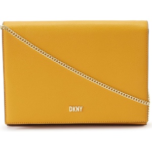 DKNY Women’s Twiggy Clutch Crossbody Bag(Sunflower)
