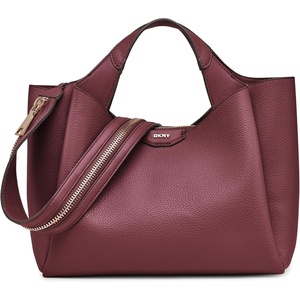 DKNY Women’s Willa Top Handle Satchel(Garnet)