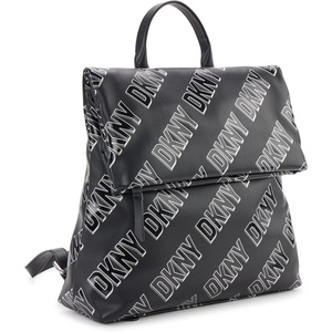 DKNY womens Handbags BACKPACK,DNM/BLACK,MEDIUM(Black/Black)