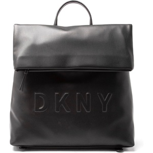 DKNY womens Handbags BACKPACK,DNM/BLACK,MEDIUM(Black/Silver)