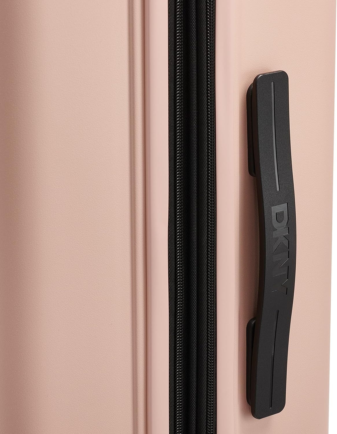 image:imageDKNY Amazon Exclusive On the Go 25 Hardshell Lightweight Expandable Checked Luggage with Spinner WheelsBlackBlush