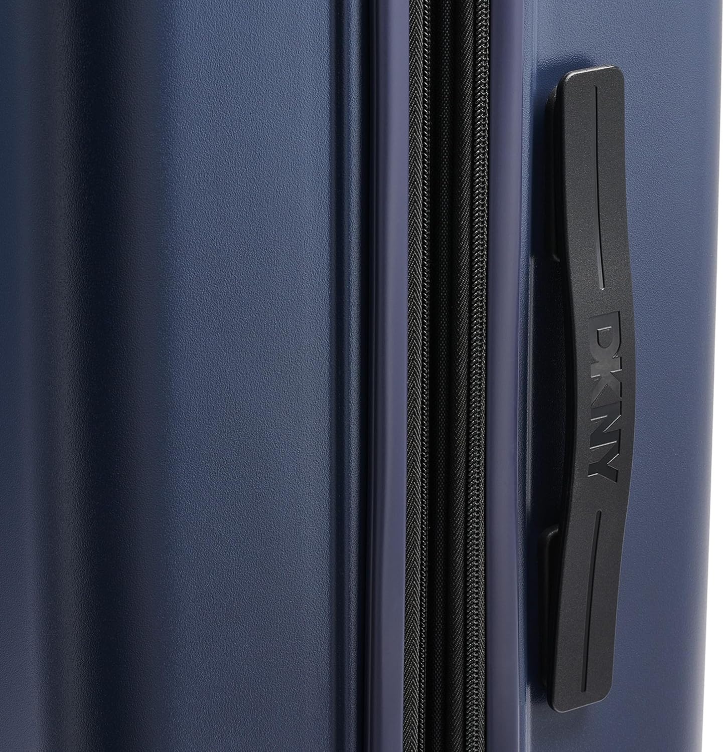 image:imageDKNY Amazon Exclusive On the Go 25 Hardshell Lightweight Expandable Checked Luggage with Spinner WheelsBlackNavy