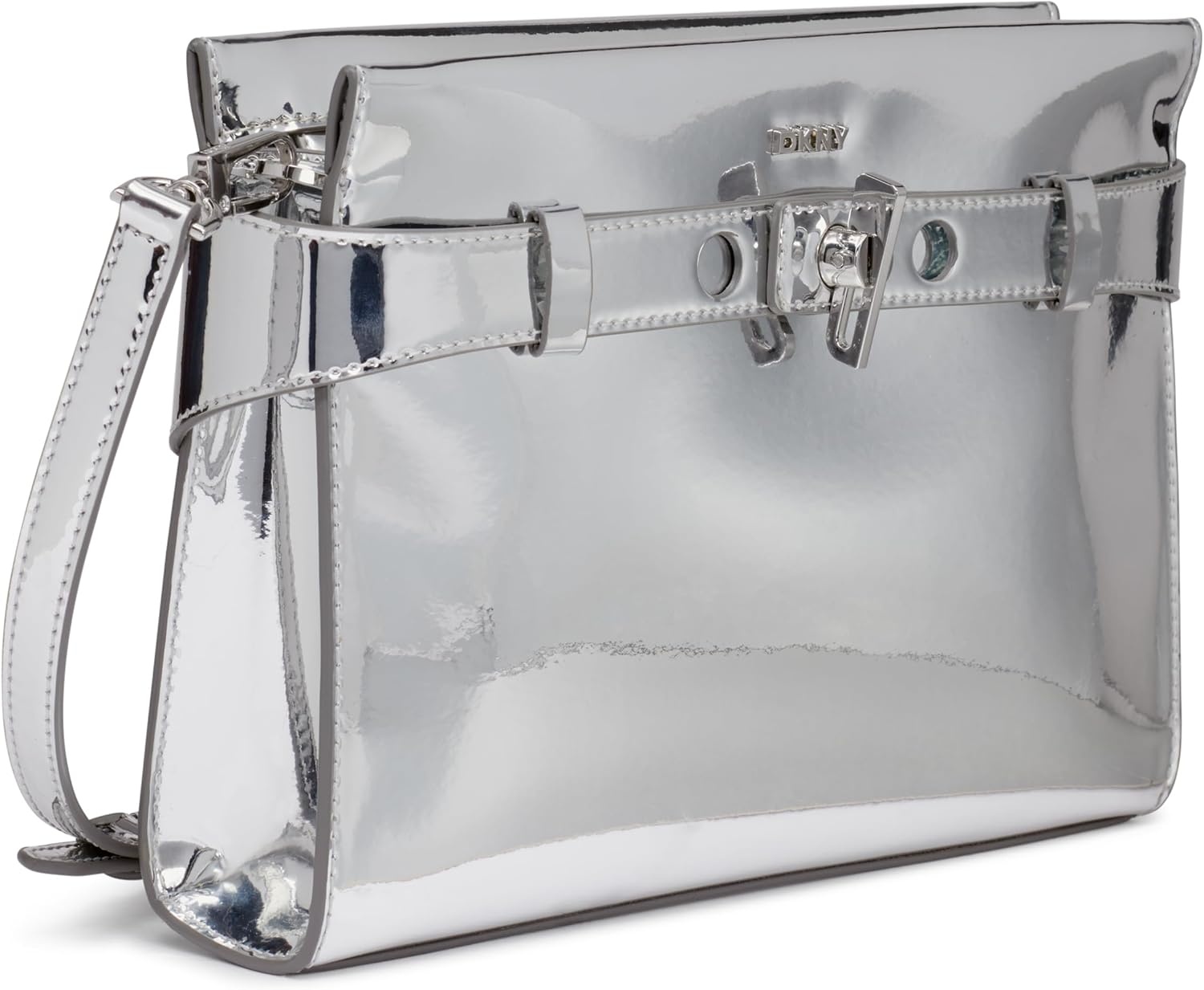 image:imageDKNY Bleeker Crossbody BlackSilverSilver