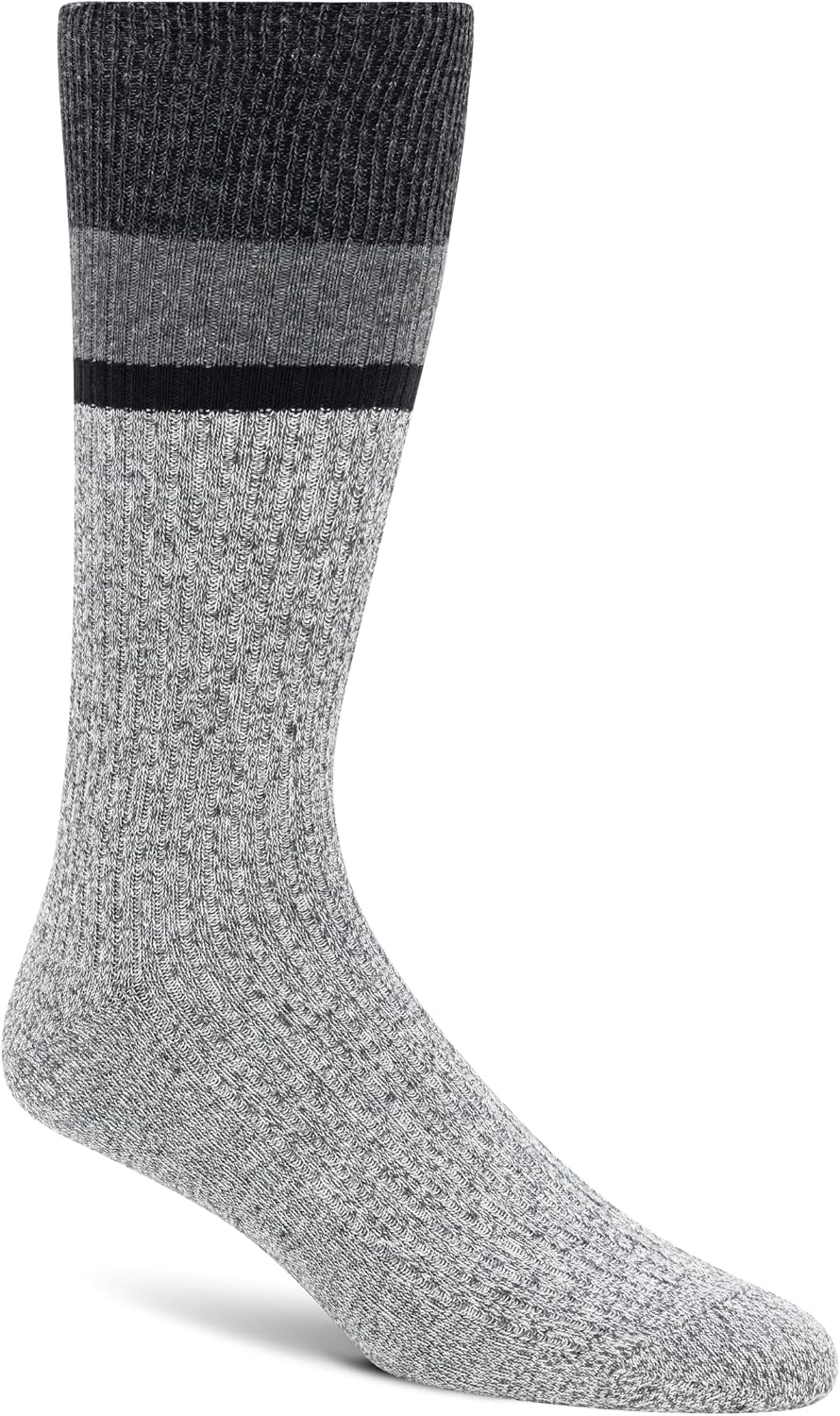 image:imageDKNY Mens 3 Pack Cotton Crew SocksGrey HeatherCharcoal