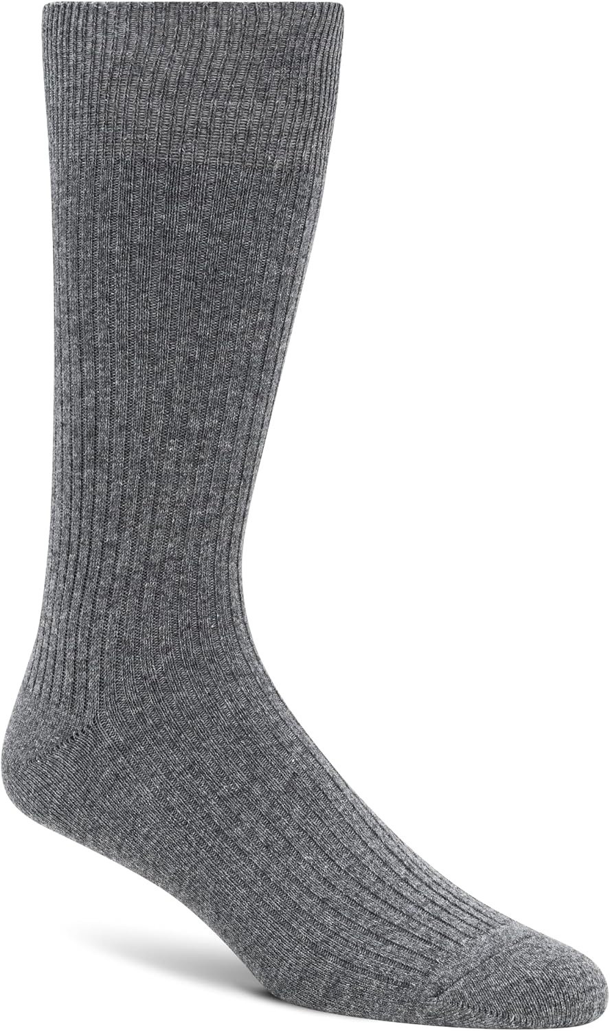 image:imageDKNY Mens 3 Pack Cotton Crew SocksGrey HeatherCharcoal