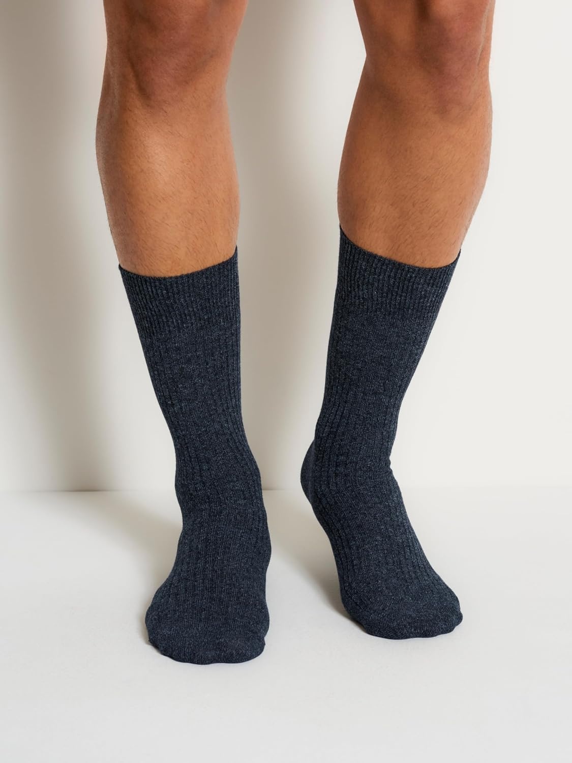 image:imageDKNY Mens 3 Pack Cotton Crew SocksGrey HeatherGreen