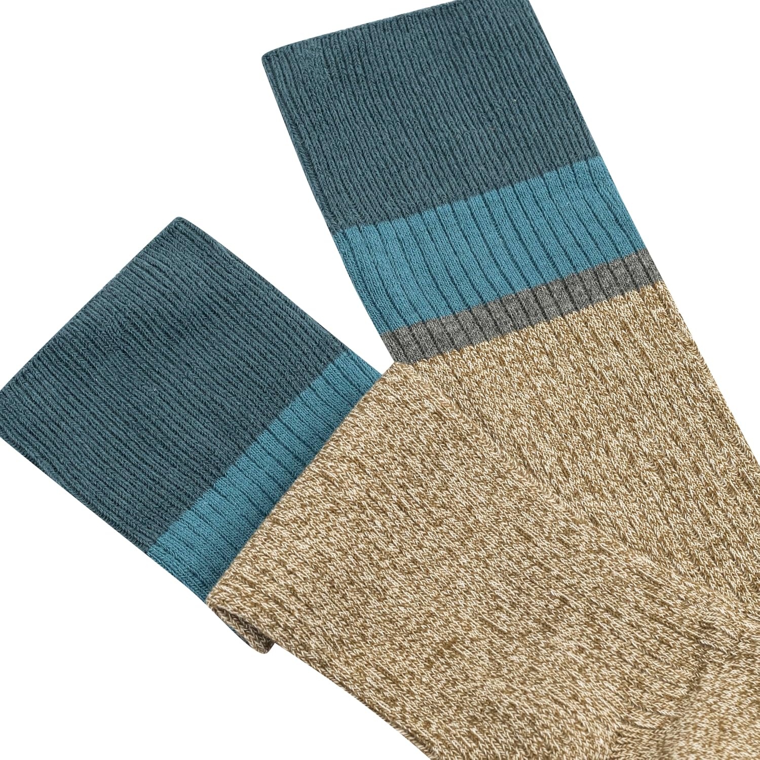 image:imageDKNY Mens 3 Pack Cotton Crew SocksKhakiCity Oak