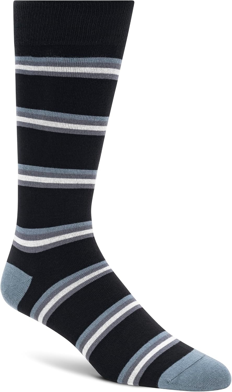 image:imageDKNY Mens 3 Pack Rayon Crew Dress SocksBlackBlue