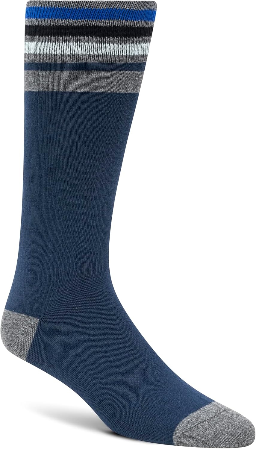image:imageDKNY Mens 3 Pack Rayon Crew Dress SocksIndustrial BlueCharcoal