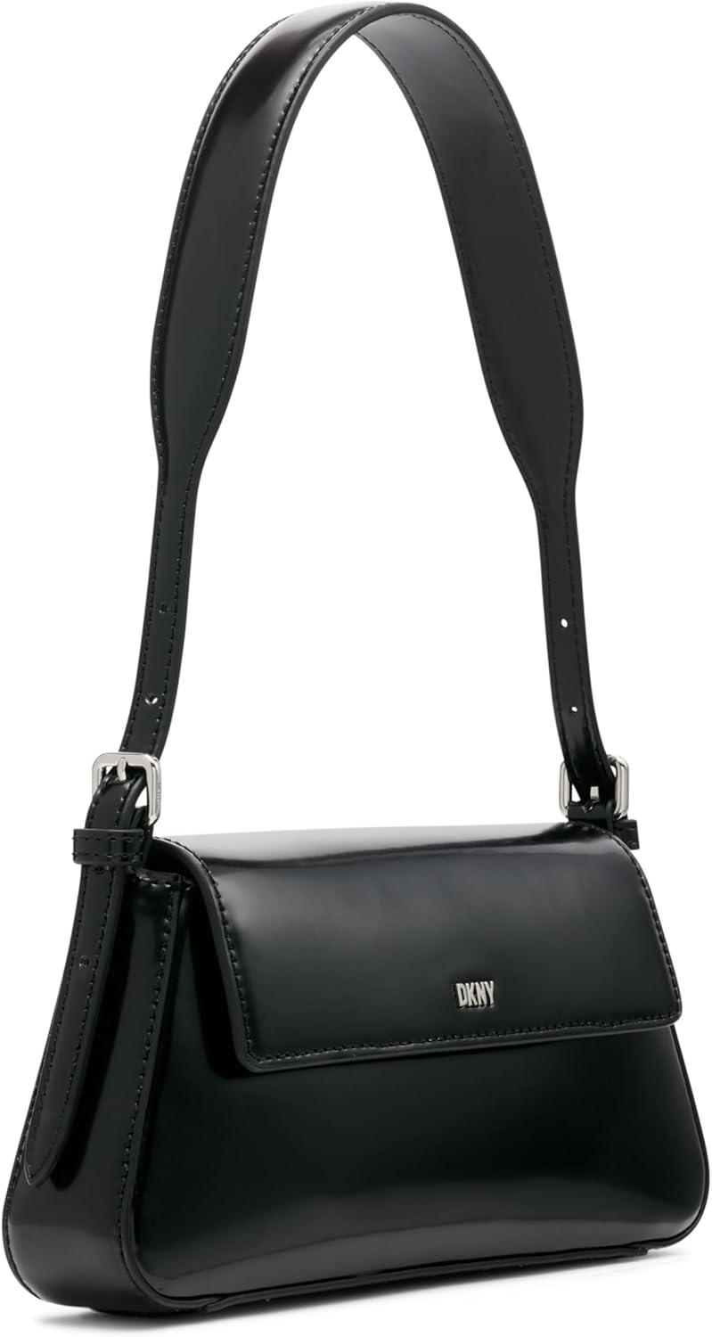 image:imageDKNY Suri Shoulder BagBlackSilver Legacy