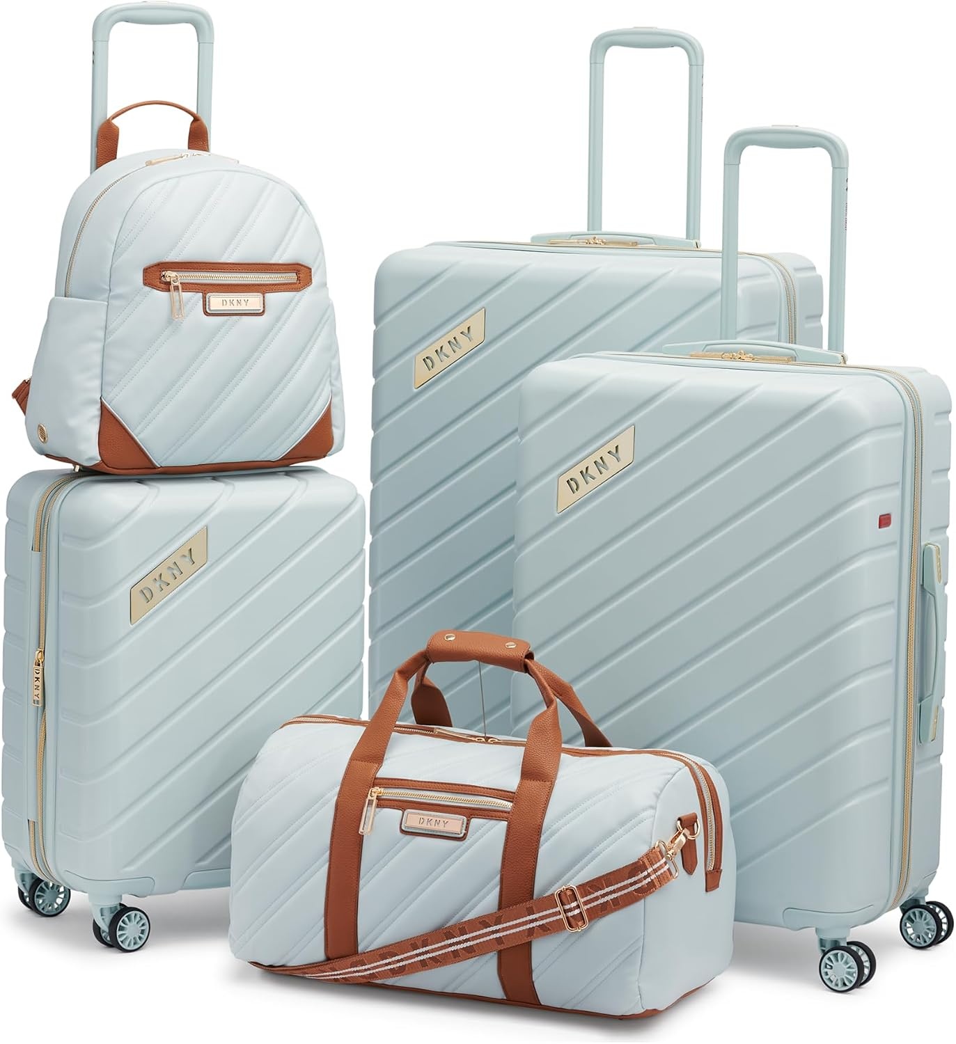 image:imageDKNY Unisex Luggage travelRosewater27Jade Sky