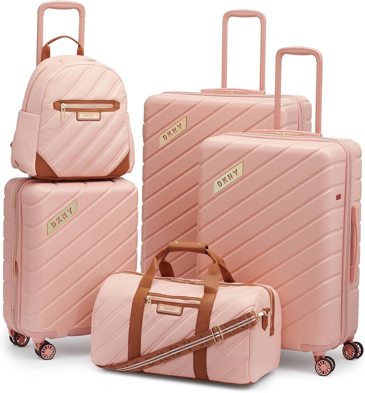 image:imageDKNY Unisex LuggagePeach Bloom