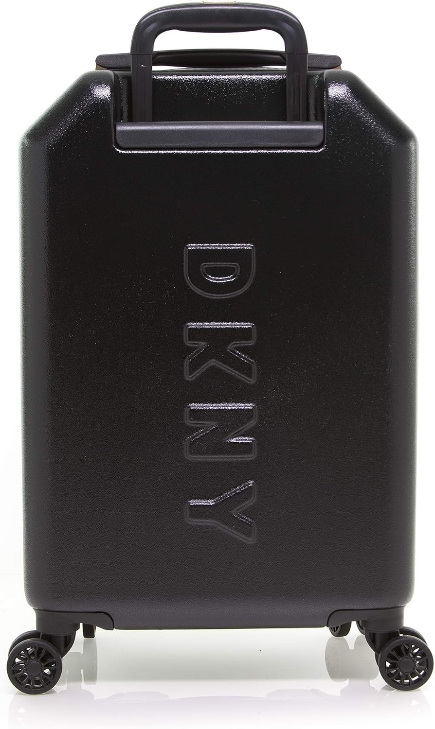 image:imageDKNY UnisexAdult Metal Logo Dark Rose 21 Carry OnBlack