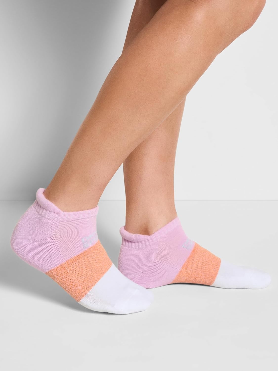 image:imageDKNY Womens 6 Pack Sport Cushion Low Cut SocksPinkWhite