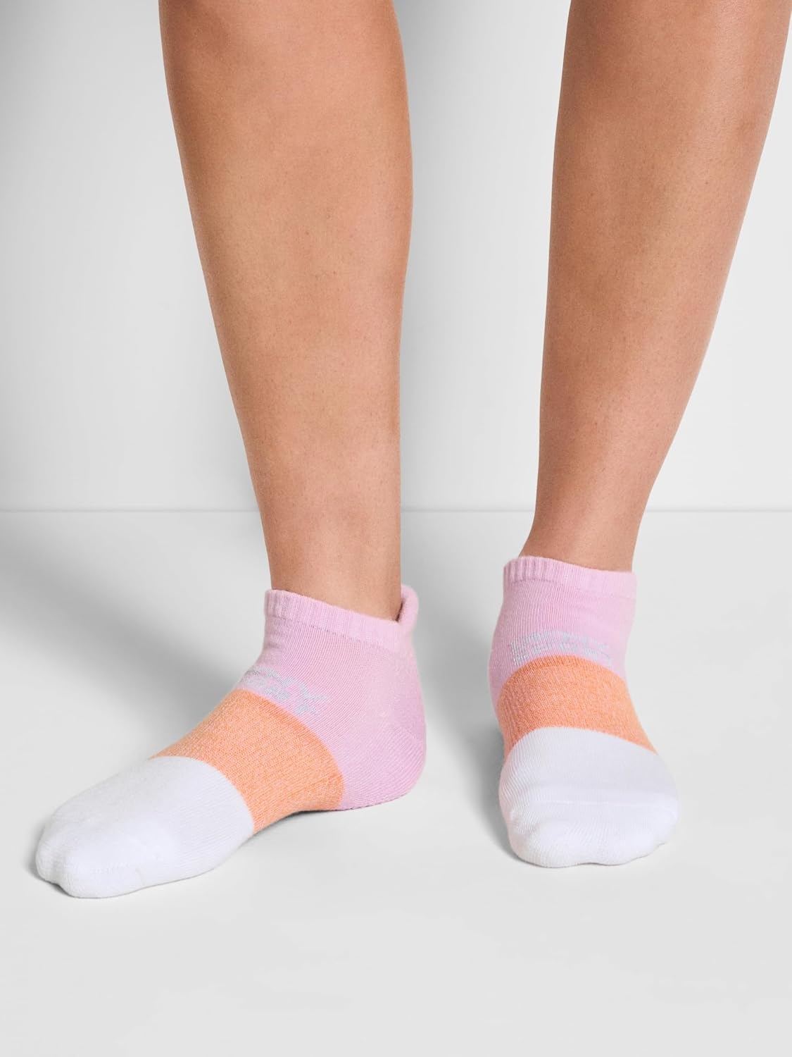 image:imageDKNY Womens 6 Pack Sport Cushion Low Cut SocksPinkWhite