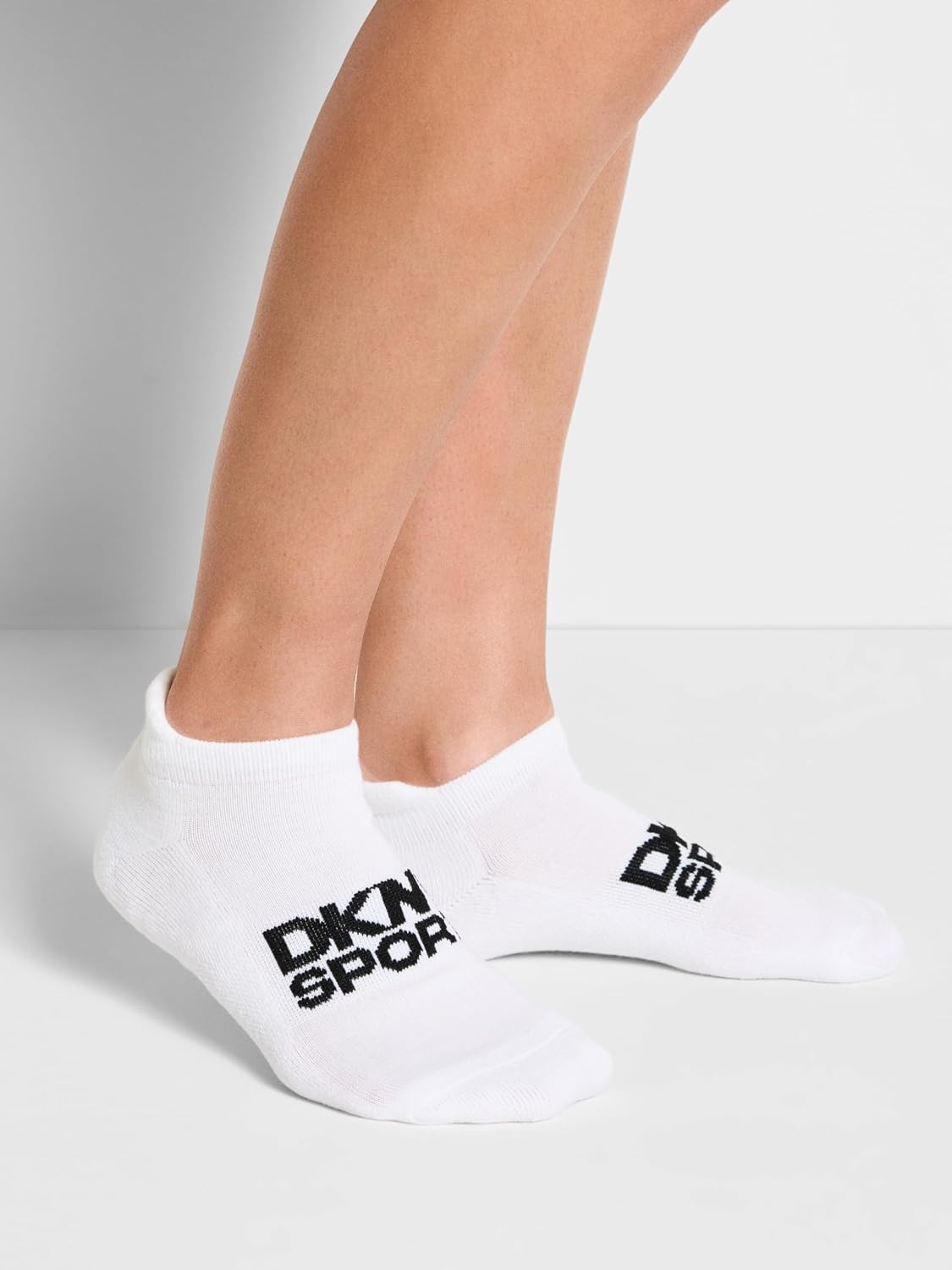 image:imageDKNY Womens 6 Pack Sport Cushion Low Cut SocksWhite