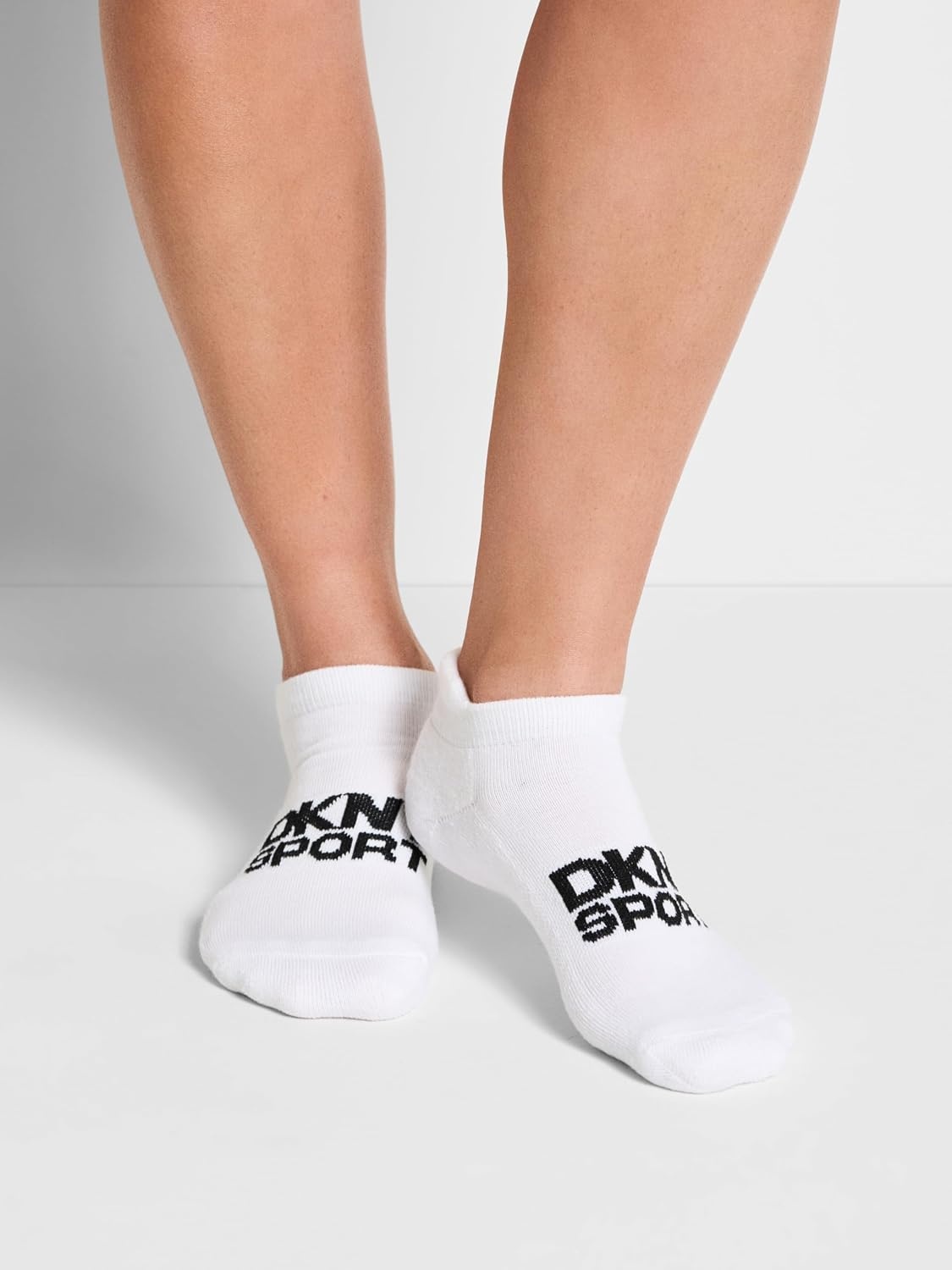 image:imageDKNY Womens 6 Pack Sport Cushion Low Cut SocksWhite