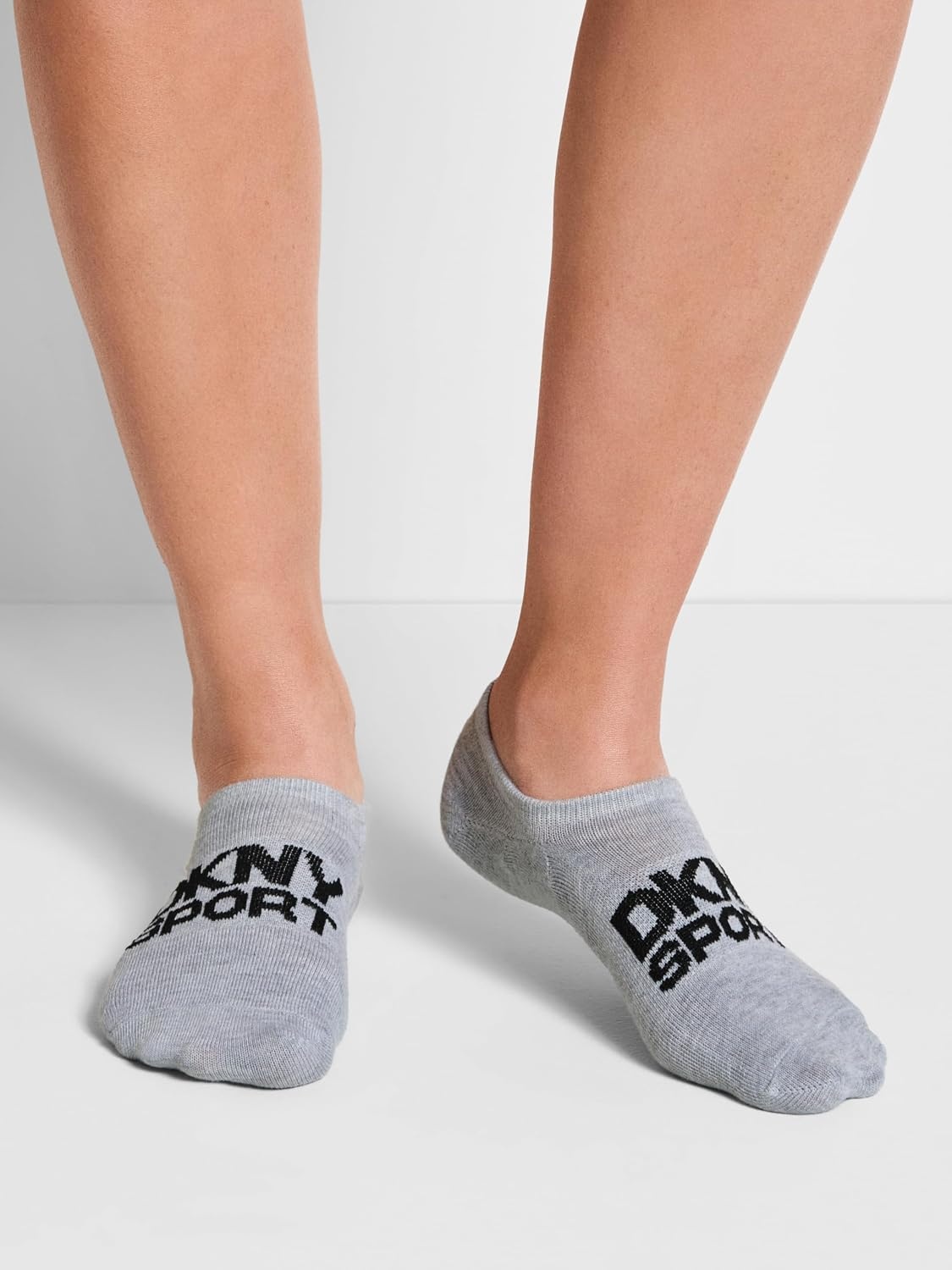 image:imageDKNY Womens 6 Pack Sport Lightweight Liner SocksGreyWhiteBlack