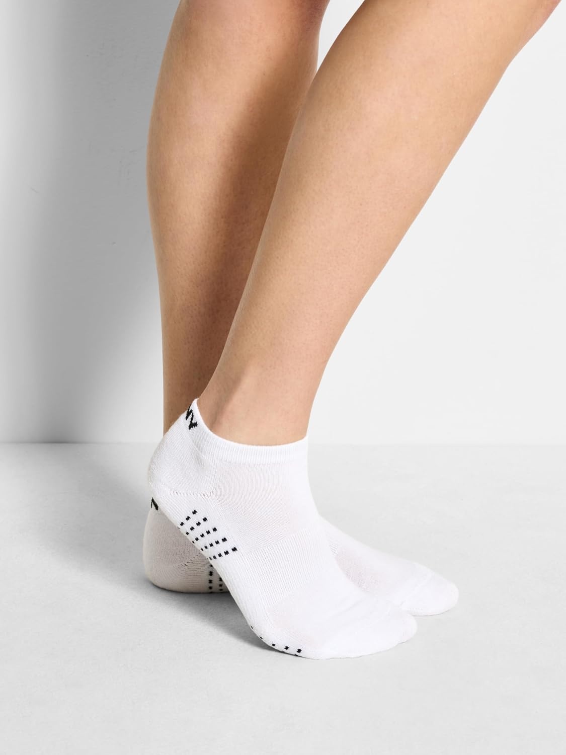 image:imageDKNY Womens 8pack Low Cut Socks Arch Support amp Cushioned FootbedWhite