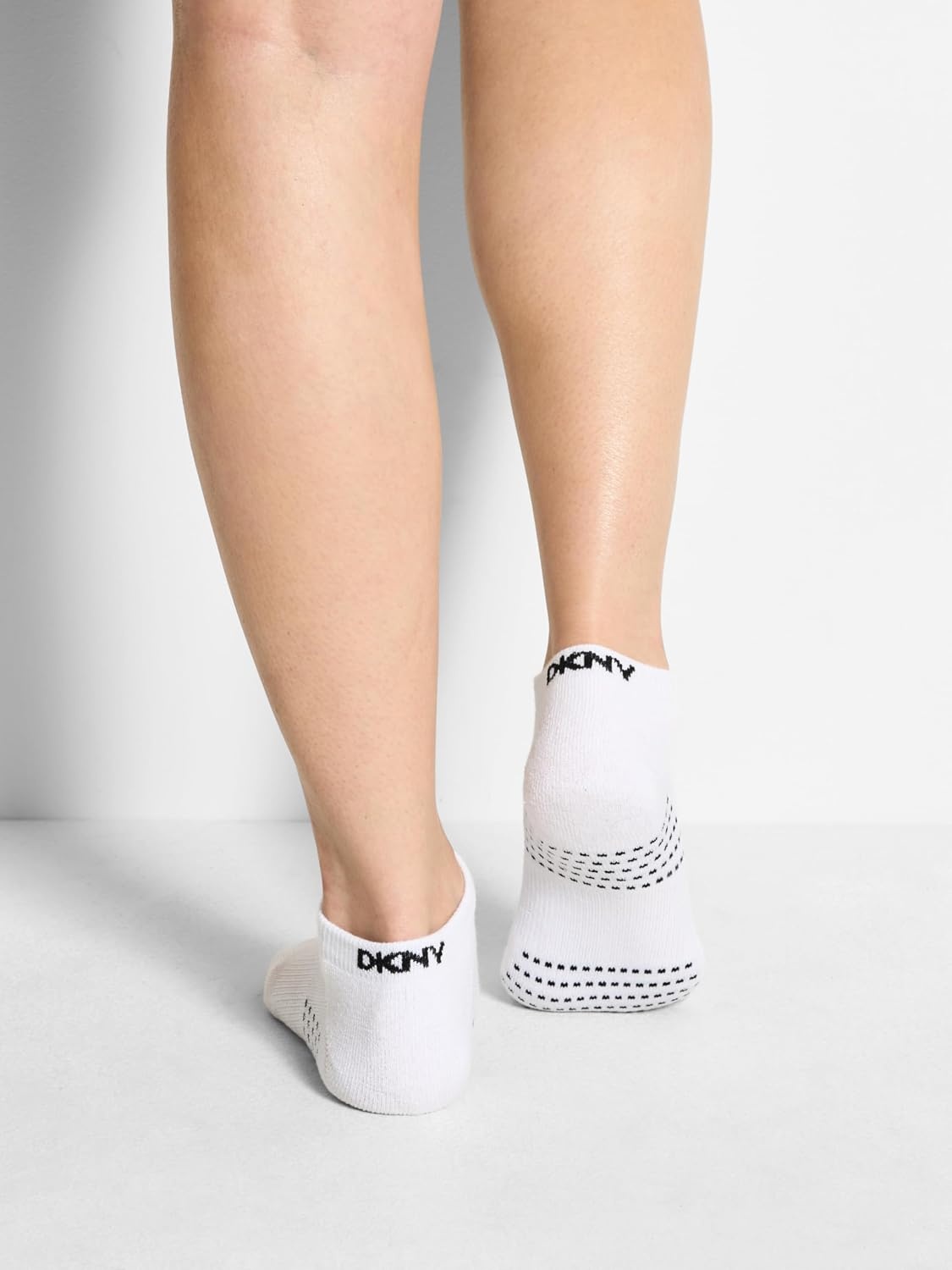 image:imageDKNY Womens 8pack Low Cut Socks Arch Support amp Cushioned FootbedWhite