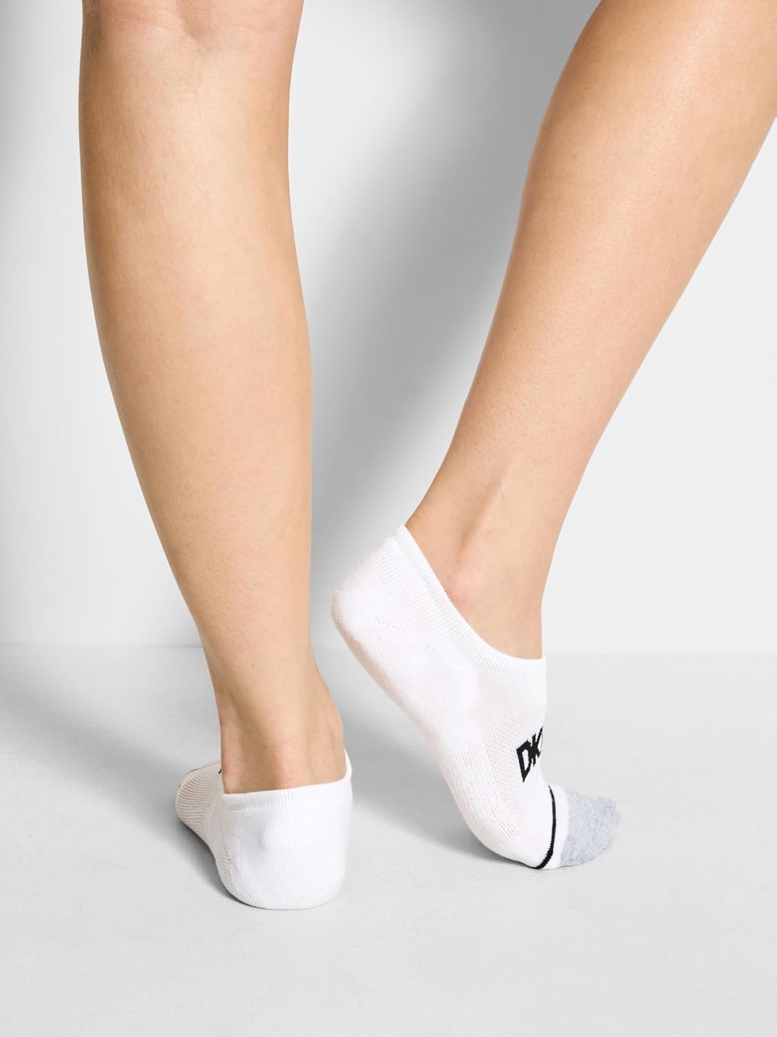 image:imageDKNY Womens 8pack Noshow Liners Arch Support amp Cushioned FootbedWhite