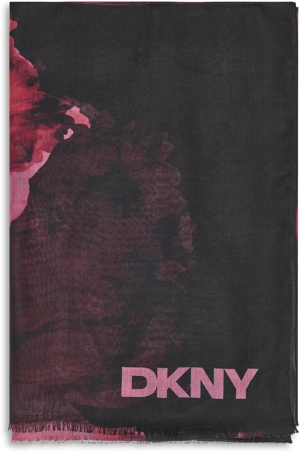 image:imageDKNY Womens Accessories Peony Oversized Scarf Black One Size