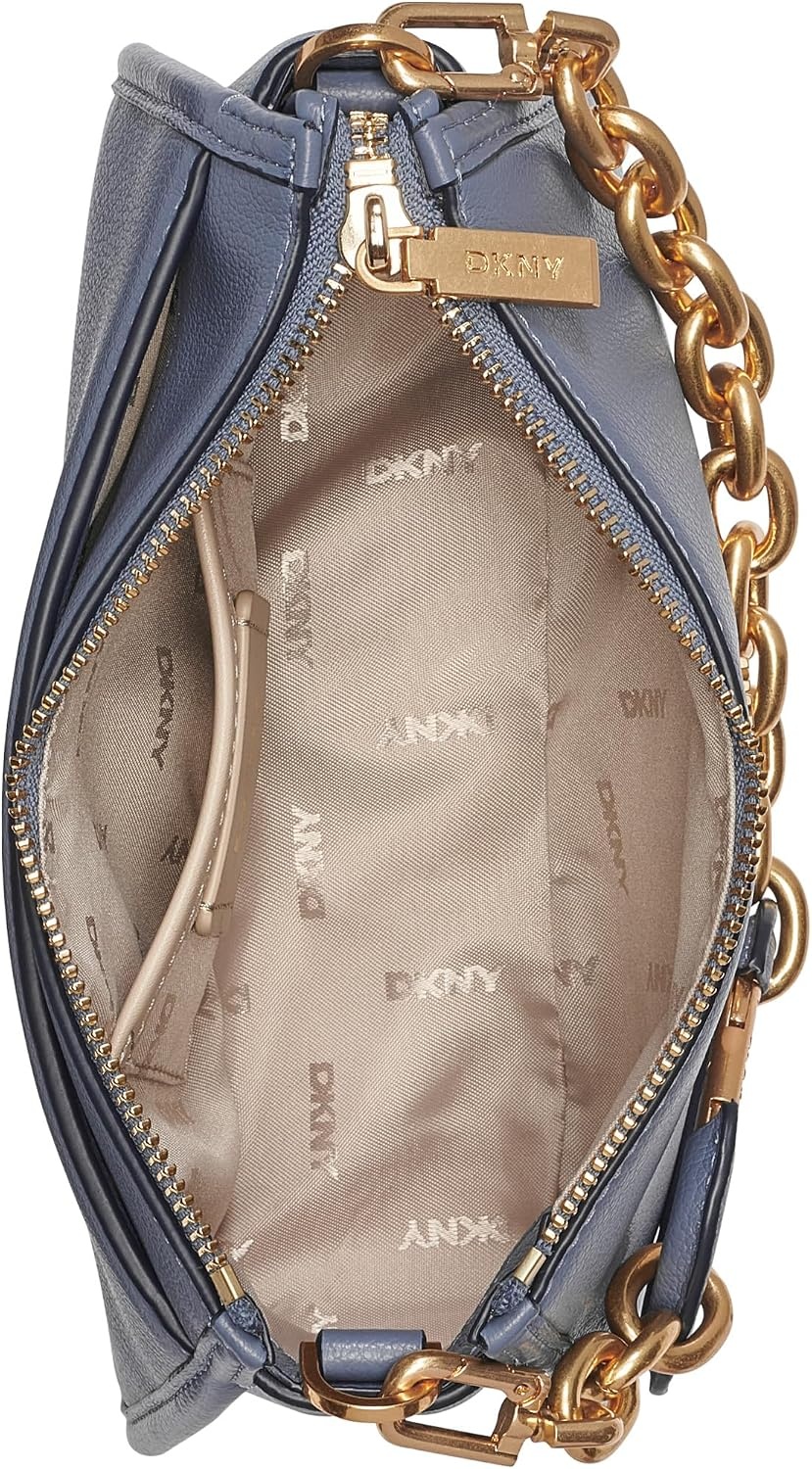 image:imageDKNY Womens Adria CrossbodySteel Blue