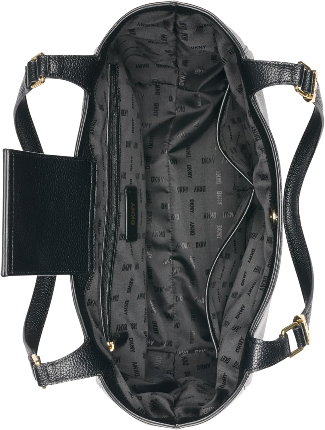 image:imageDKNY Womens Barbara Shopper BagBlackGold