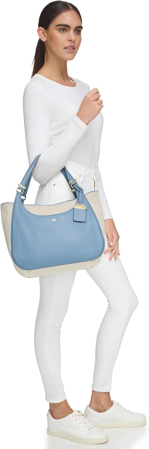 image:imageDKNY Womens Barbara Shopper BagCoastal Blue Combo