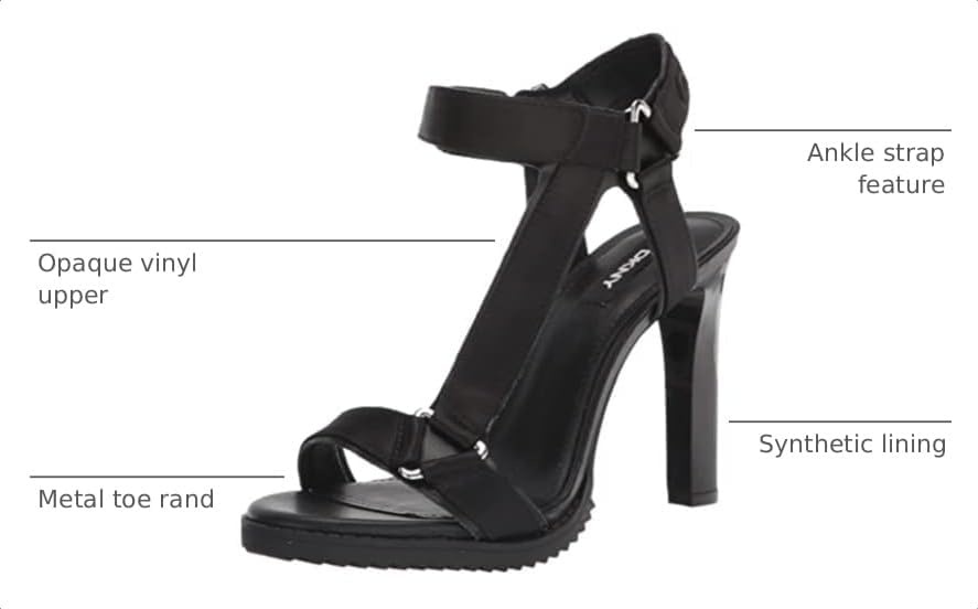 image:imageDKNY Womens Bayli Ankle Strap Dress SandalsBlack