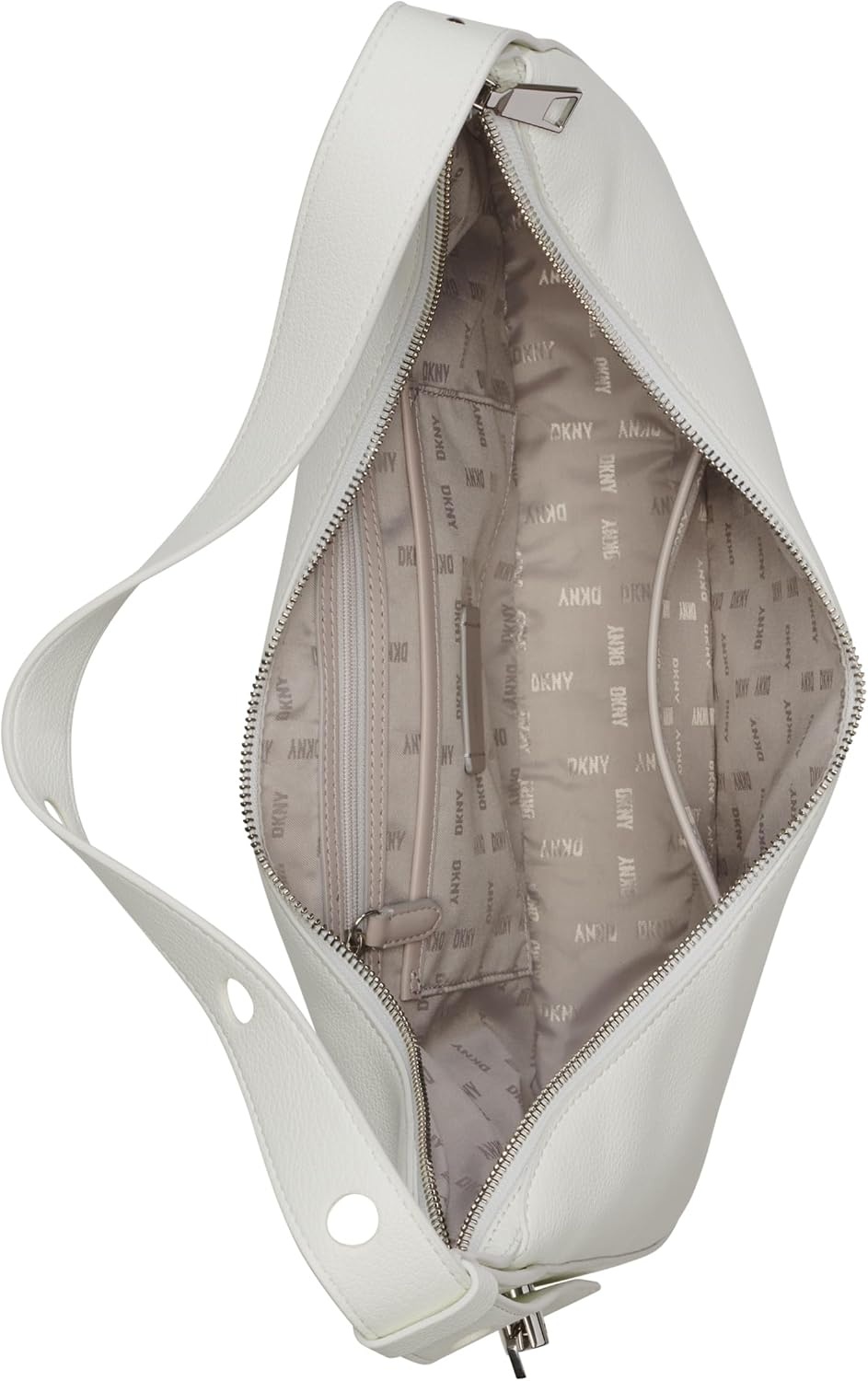 image:imageDKNY Womens Bleeker Hobo BagOptic White