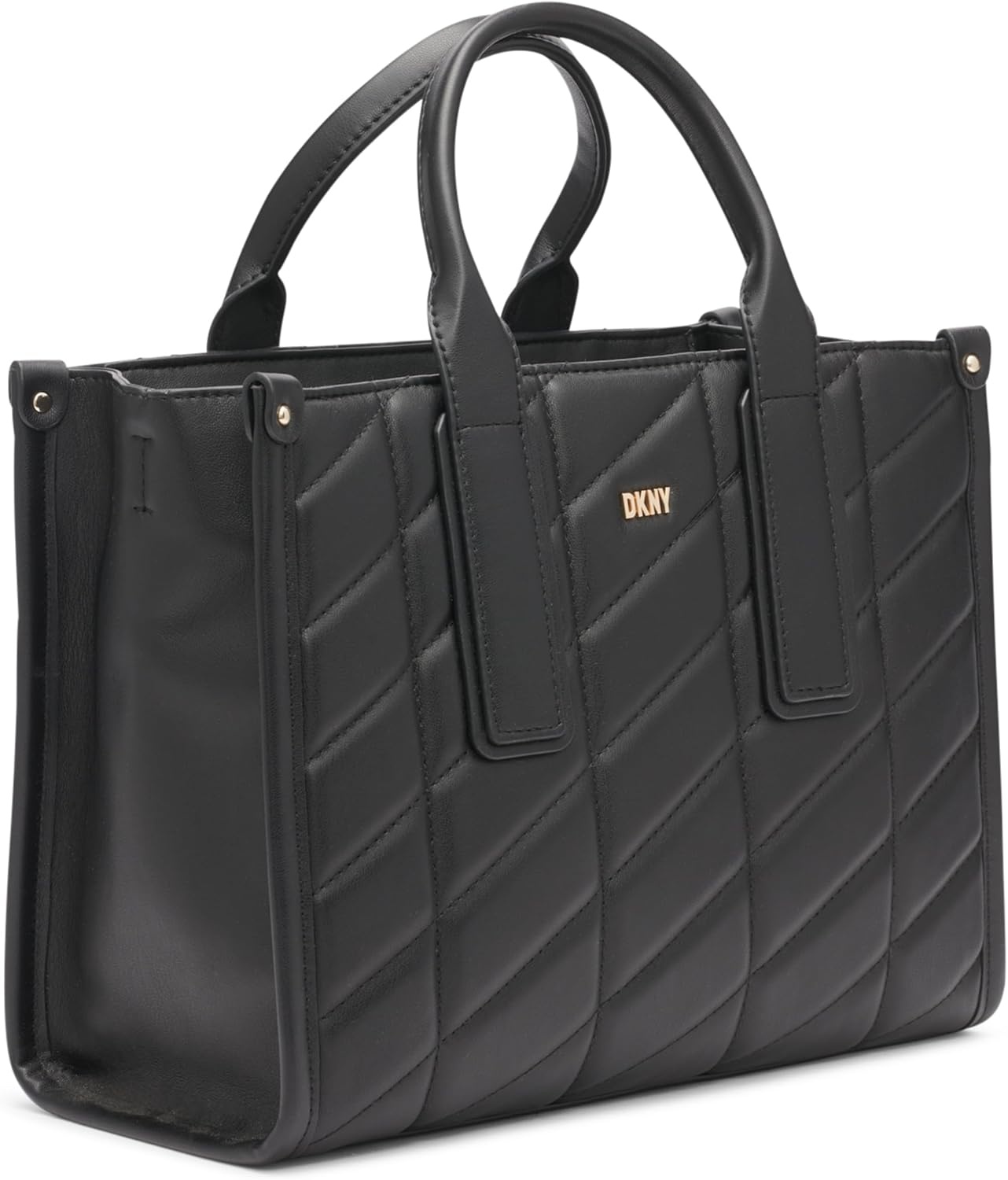 image:imageDKNY Womens Bodhi Mini Tote BagBlackGold