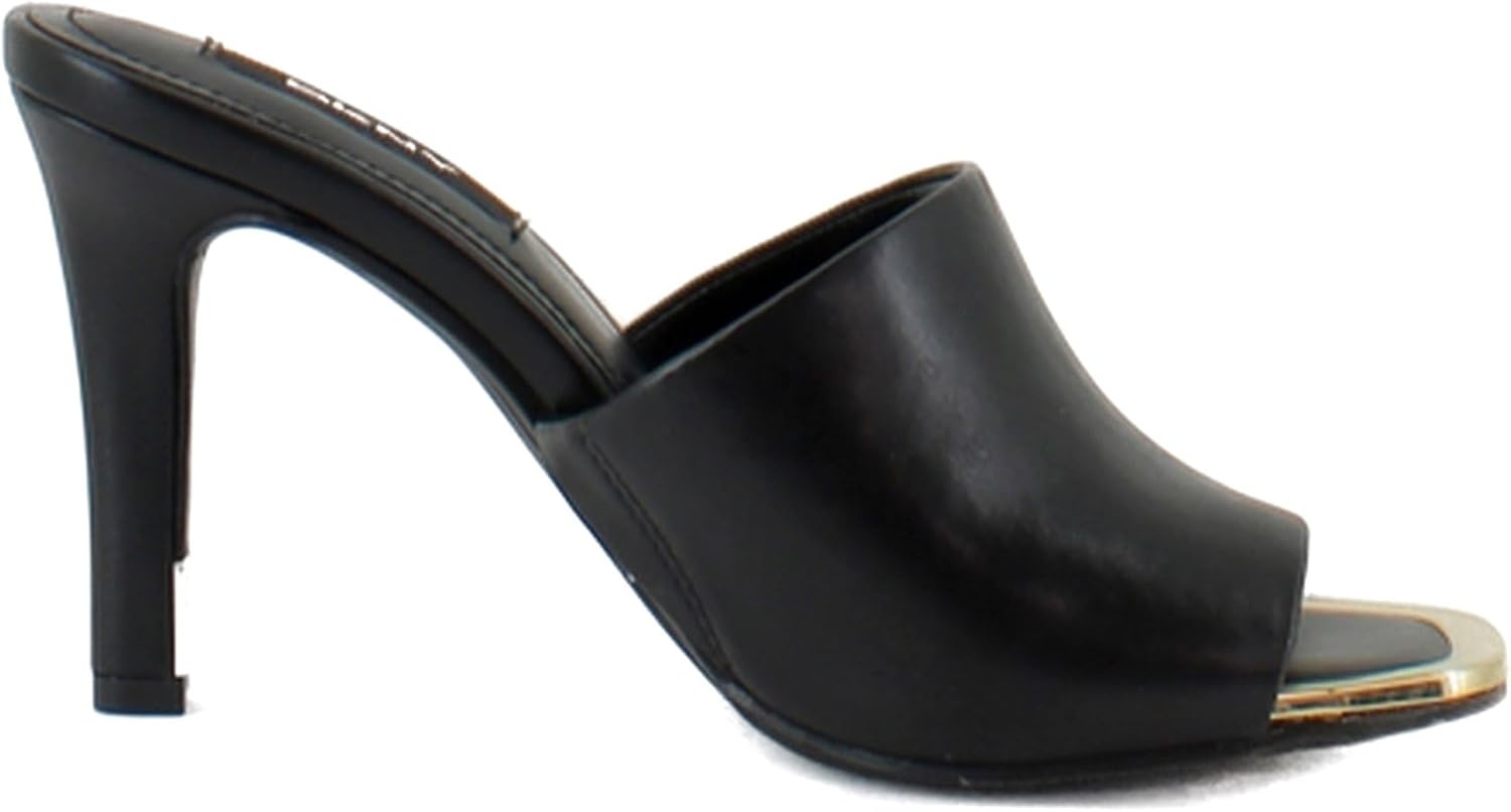 image:imageDKNY Womens Bronx Open Toe Mule HeelsBlack
