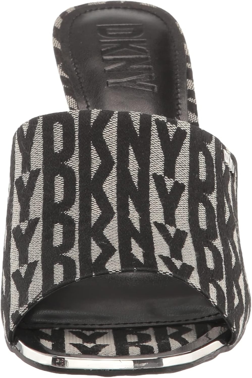 image:imageDKNY Womens Bronx Open Toe Mule HeelsBlackEggnog