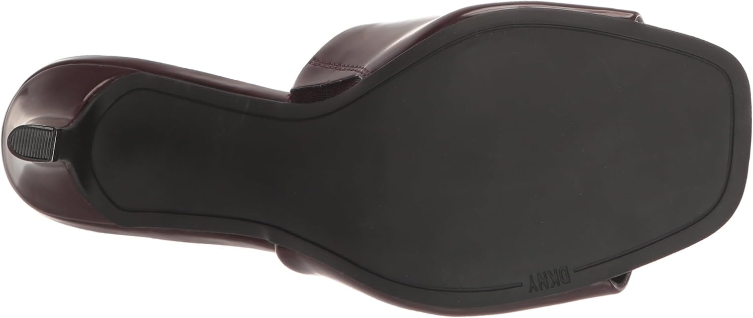 image:imageDKNY Womens Bronx Open Toe Mule HeelsBordeaux