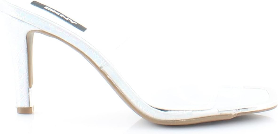 image:imageDKNY Womens Bronx Open Toe Mule HeelsClear