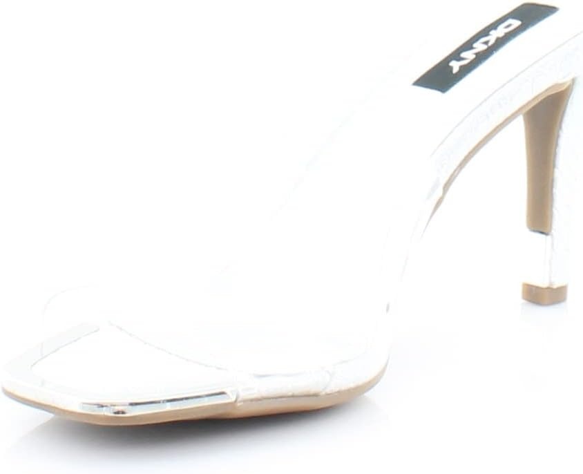 image:imageDKNY Womens Bronx Open Toe Mule HeelsClear