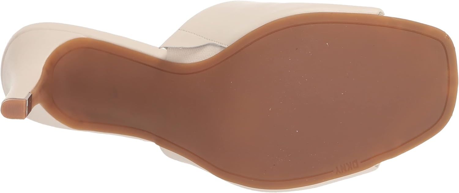 image:imageDKNY Womens Bronx Open Toe Mule HeelsEgg Nog