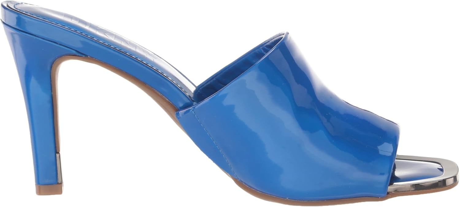 image:imageDKNY Womens Bronx Open Toe Mule HeelsLabyrinth Blue