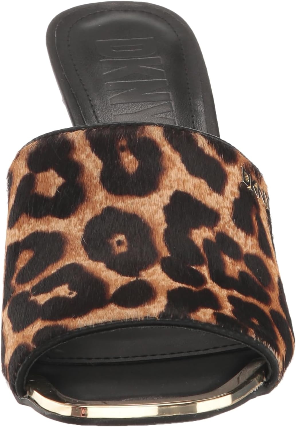 image:imageDKNY Womens Bronx Open Toe Mule HeelsLeopard