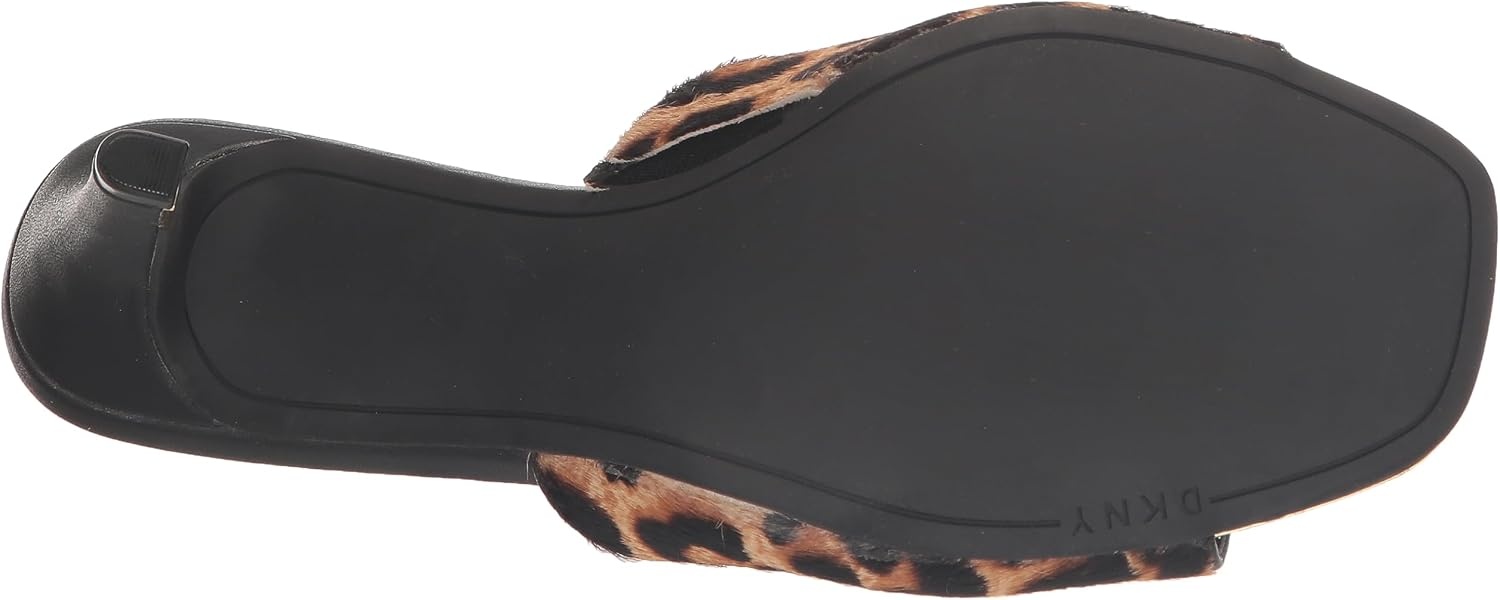 image:imageDKNY Womens Bronx Open Toe Mule HeelsLeopard